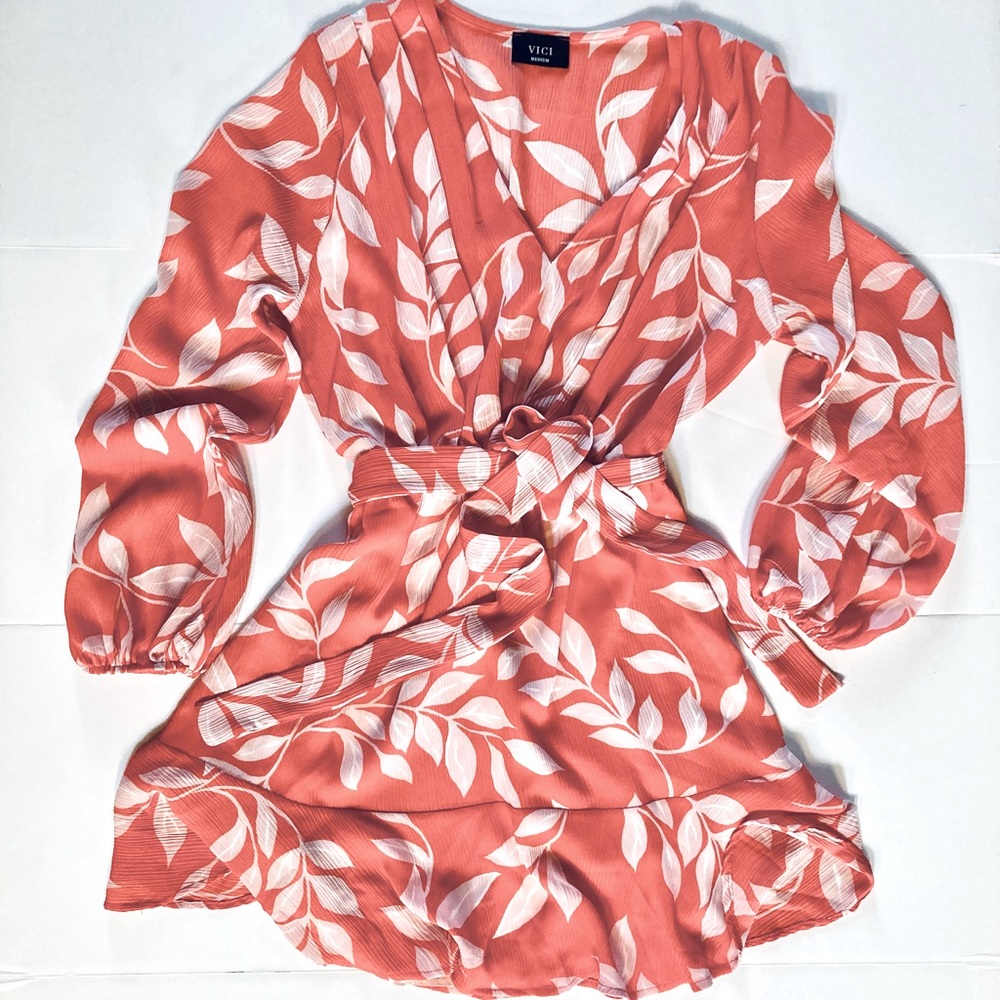 Long sleeve mini dress